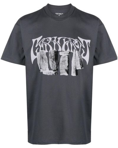 Carhartt T-shirt Pagan en coton biologique - Noir