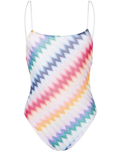 Missoni One-Piece Swimsuit With Print - Pink