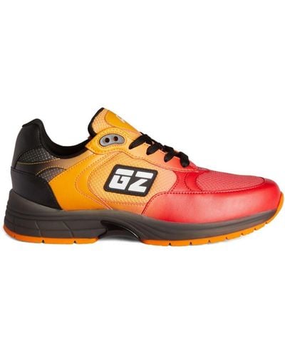 Giuseppe Zanotti New Gz Runner Sneakers Met Vlakken - Oranje