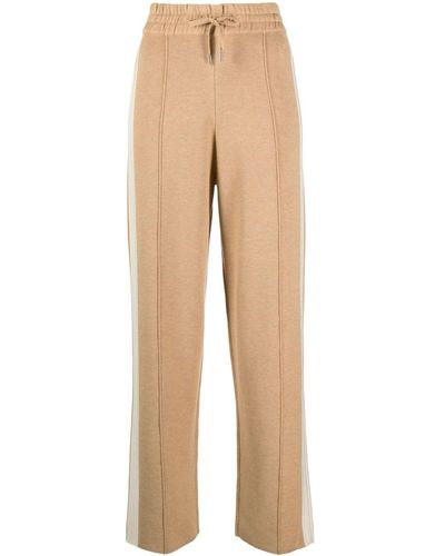 Sandro Side-stripe Track Trousers - Natural