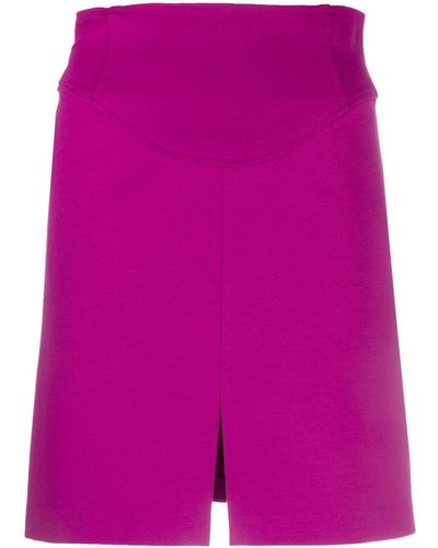 Pinko Paneled High-waisted Skirt - Pink