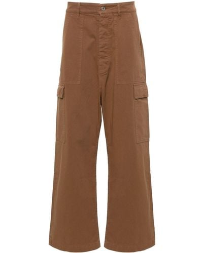 Rick Owens Mid-rise Cargo Trousers - Brown