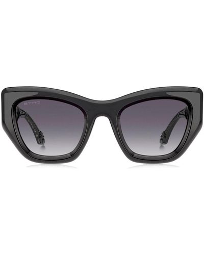 Etro Paisley Cat-Eye-Sonnenbrille - Grau