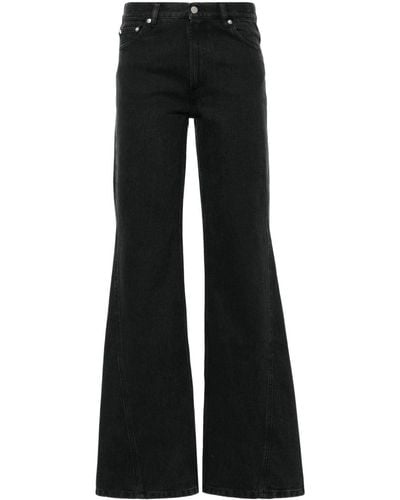 A.P.C. Mid Waist Straight Jeans - Zwart