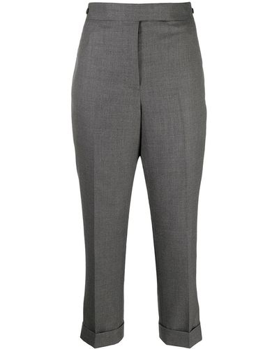 Thom Browne Straight-leg Pants - Gray