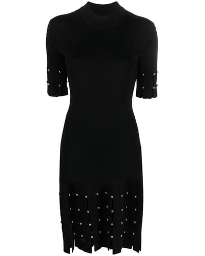 Jonathan Simkhai Dina Mock-neck Knitted Dress - Black