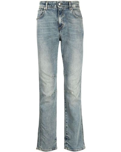 Represent Slim-Fit-Jeans mit Stone-Wash-Effekt - Blau