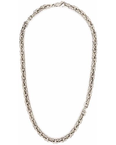 Emanuele Bicocchi Spiked Chain-link Necklace - Metallic