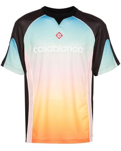 Casablancabrand Gradient Football Tシャツ - オレンジ