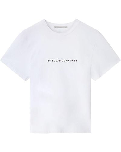 Stella McCartney Stella Iconics Logo-Print T-Shirt - White