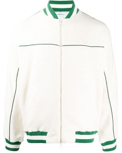 Casablancabrand Trainingsjacke mit Streifen - Weiß