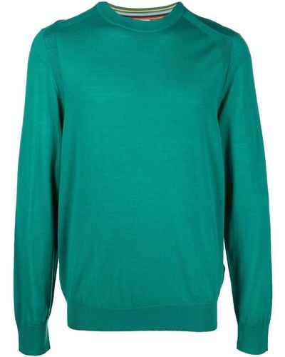 Paul Smith Crew Neck Pullover Sweater - Green
