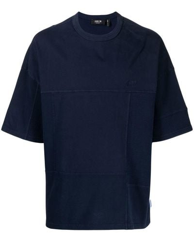 FIVE CM T-shirt à col rond - Bleu