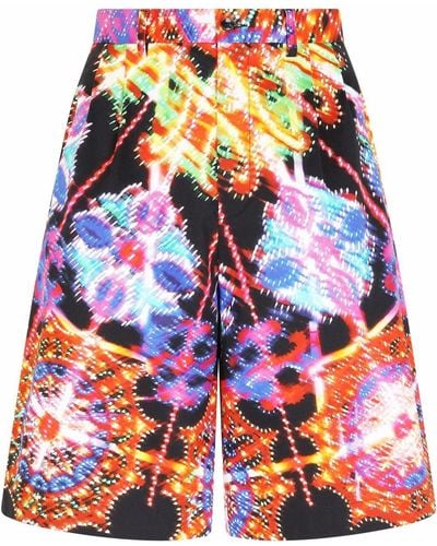 Dolce & Gabbana Shorts mit Print - Rot