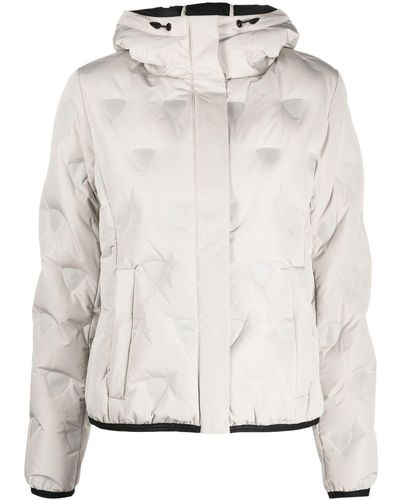 Rossignol Hooded Quilted Jacket - Natural