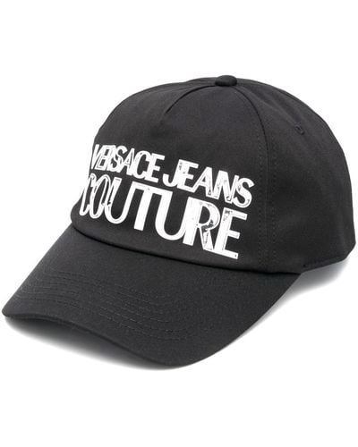 Versace Logo-print Cap - Black