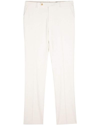 MAN ON THE BOON. Cotton-blend Chino Pants - White