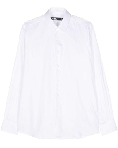 Karl Lagerfeld Classic-collar Shirt - White