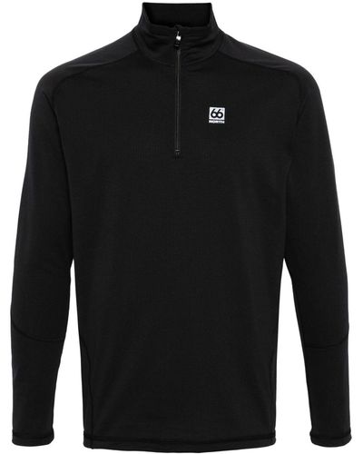 66 North Camiseta deportiva Grettir con cremallera - Negro