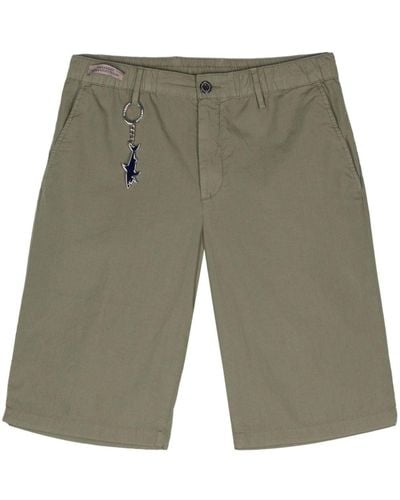 Paul & Shark Keyring-attachment Cotton Shorts - Grey