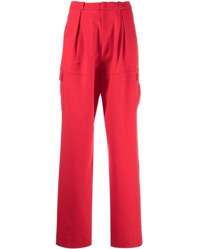 LHD Pantalon Ventilo à poches cargo - Rouge