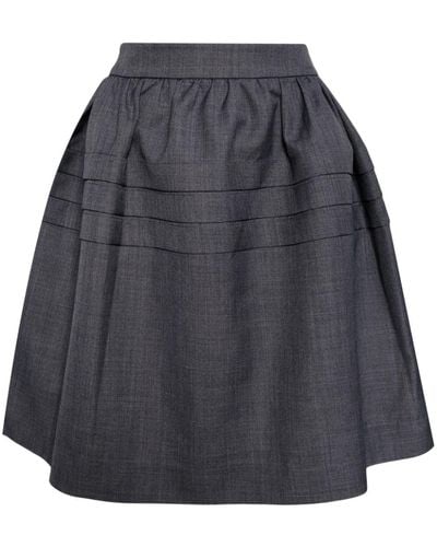 ShuShu/Tong A-line Midi Skirt - Black