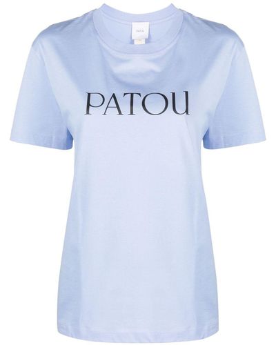 Patou ロゴ Tシャツ - ブルー