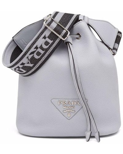 Shop PRADA Leather bucket bag (1BE060_2DKV_F02YP_V_3OO,  1BE060_2DKV_F010I_V_3OO, 1BE060_2DKV_F0009_V_3OO, 1BE060_2DKV_F0002_V_3OO)  by K☆S_store