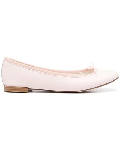 Repetto Bow-detail Ballerina Shoes - Pink