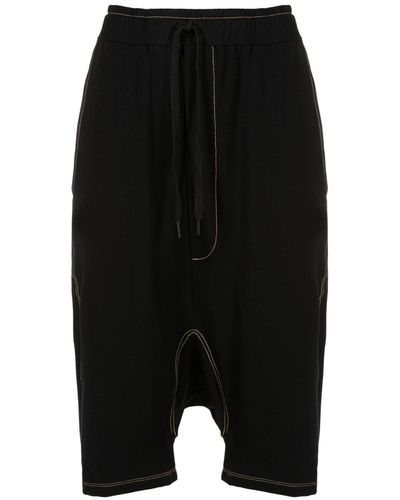 UMA | Raquel Davidowicz Drawstring-fastening Waist Shorts - Black