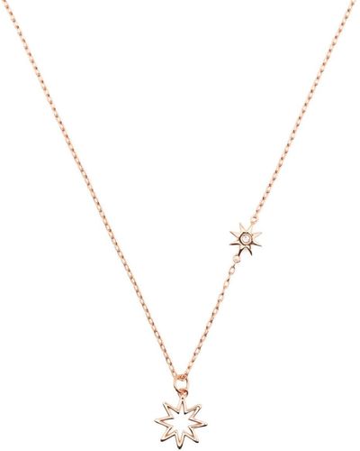 agnès b. Star-pendant Chain Necklace - Metallic