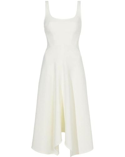 Proenza Schouler Barre Bustier Midi Dress - White