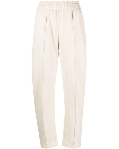 John Elliott Pantalones de chándal con cintura elástica - Blanco