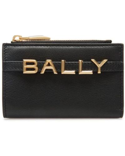 Bally Logo-lettering Wallet - Black