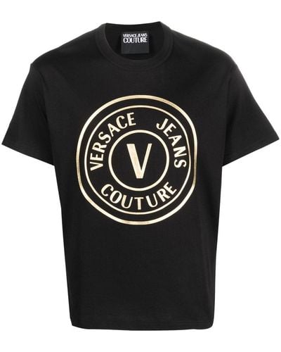 Versace Jeans Couture T-Shirts - Schwarz