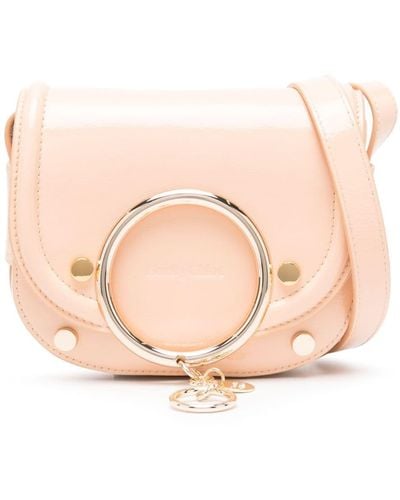 See By Chloé Mara Patent Crossbody Bag - Pink