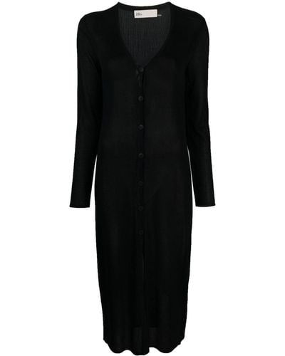 Tory Burch V-neck Knitted Dress - Black