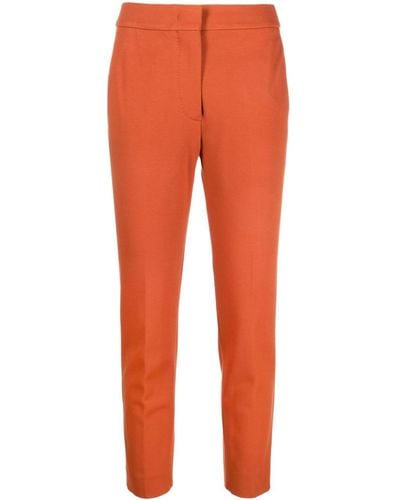 Max Mara Slim-fit Cropped Trousers - Orange