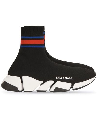 Balenciaga Speed 2.0 Recycled Knit Trainers - Black