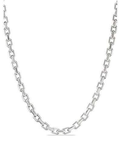 David Yurman Sterling Silver Streamline Heirloom-chain Necklace - White
