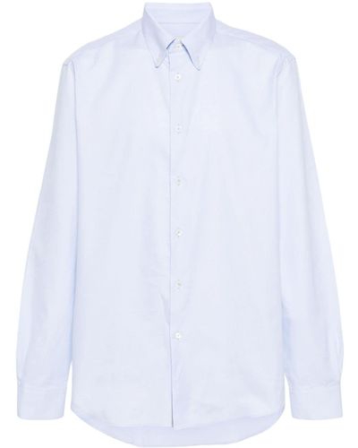 Paul Smith Poplin Cotton Shirt - White