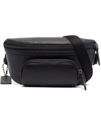 COACH Leather Belt Bag - Black