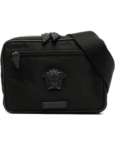 Versace Medusa Plaque Belt Bag - Black