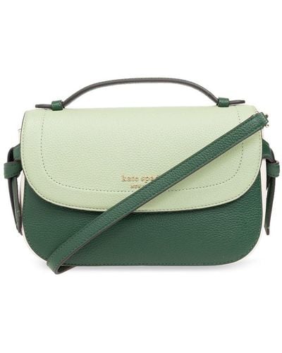 Kate Spade Knott Colour-block Leather Tote Bag - Green