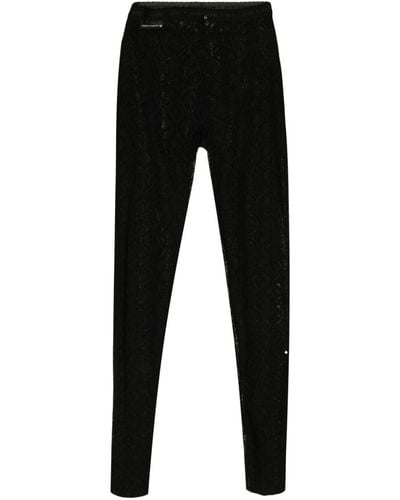 Marine Serre Leggings mit hohem Bund - Schwarz