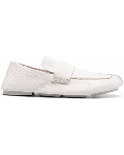 Marsèll Almond-toe Leather Loafers - White