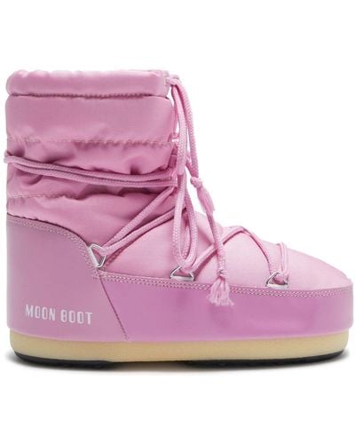 Moon Boot Light Low Padded Boots - Pink