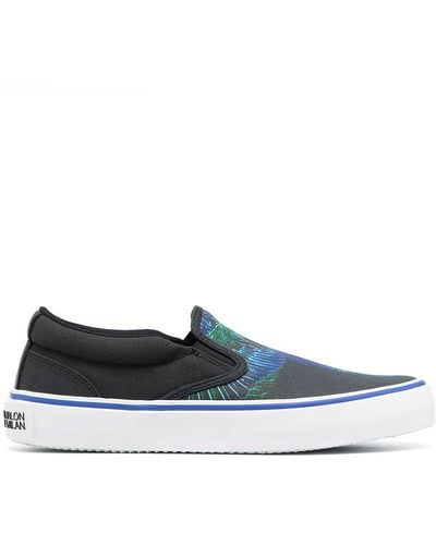 Marcelo Burlon Sneakers Met Vleugelprint - Blauw
