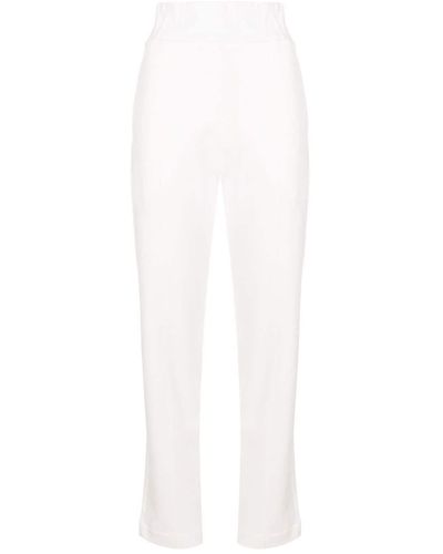 Lygia & Nanny Straight-leg Cotton-blend Trousers - White