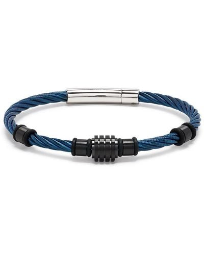 Charriol Armband Met Touwdetail - Blauw